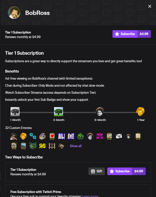 How To Support A Streamer On Twitch For Free Through  Prime