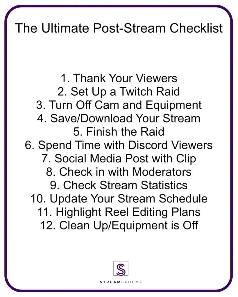 Stream Checklist - 5 Things to Do Before Going Live - Lightstream