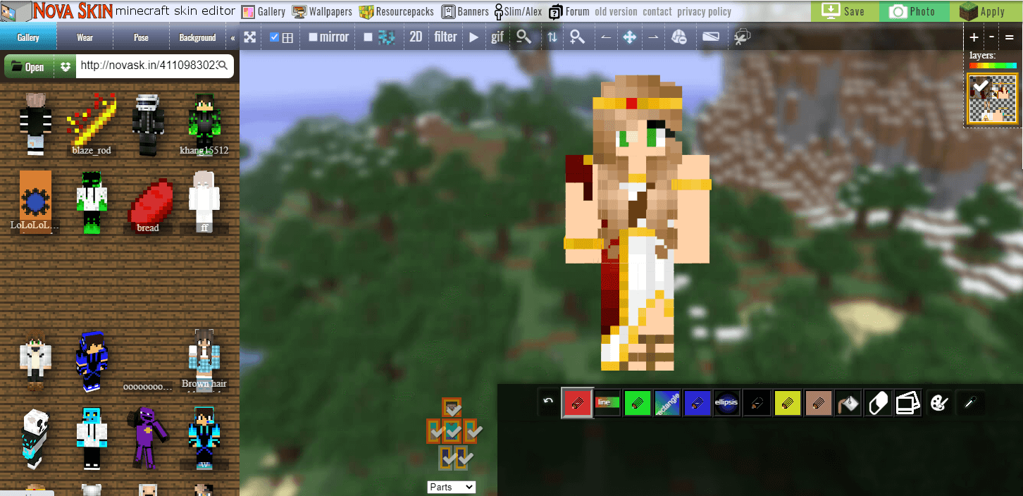 How to Easily Make and Edit your Own Minecraft skins! [Minecraft