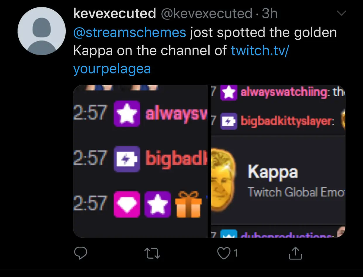 kalv ilt Metropolitan How To Get The Twitch Golden Kappa