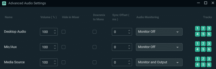 streamlabs obs music player